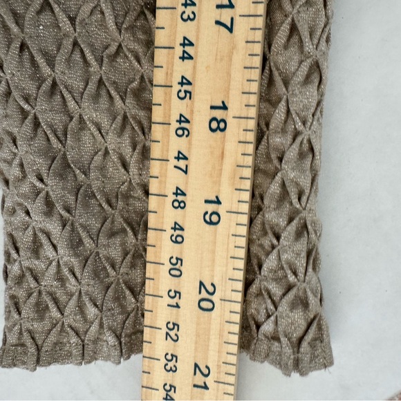 Laundry by Shelli Segal Metallic Smocked Jacket‎ - Picture 9 of 13